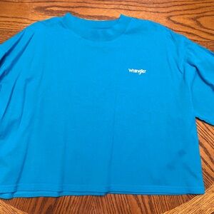 Wrangler Teal Crew Neck Shirt